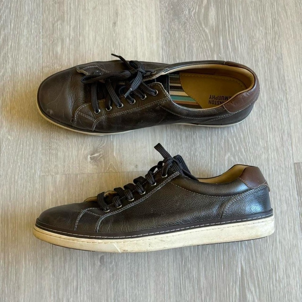 Johnston & Murphy - LUTHER PERFED LACE-TO-TOE - Denim Italian Suede